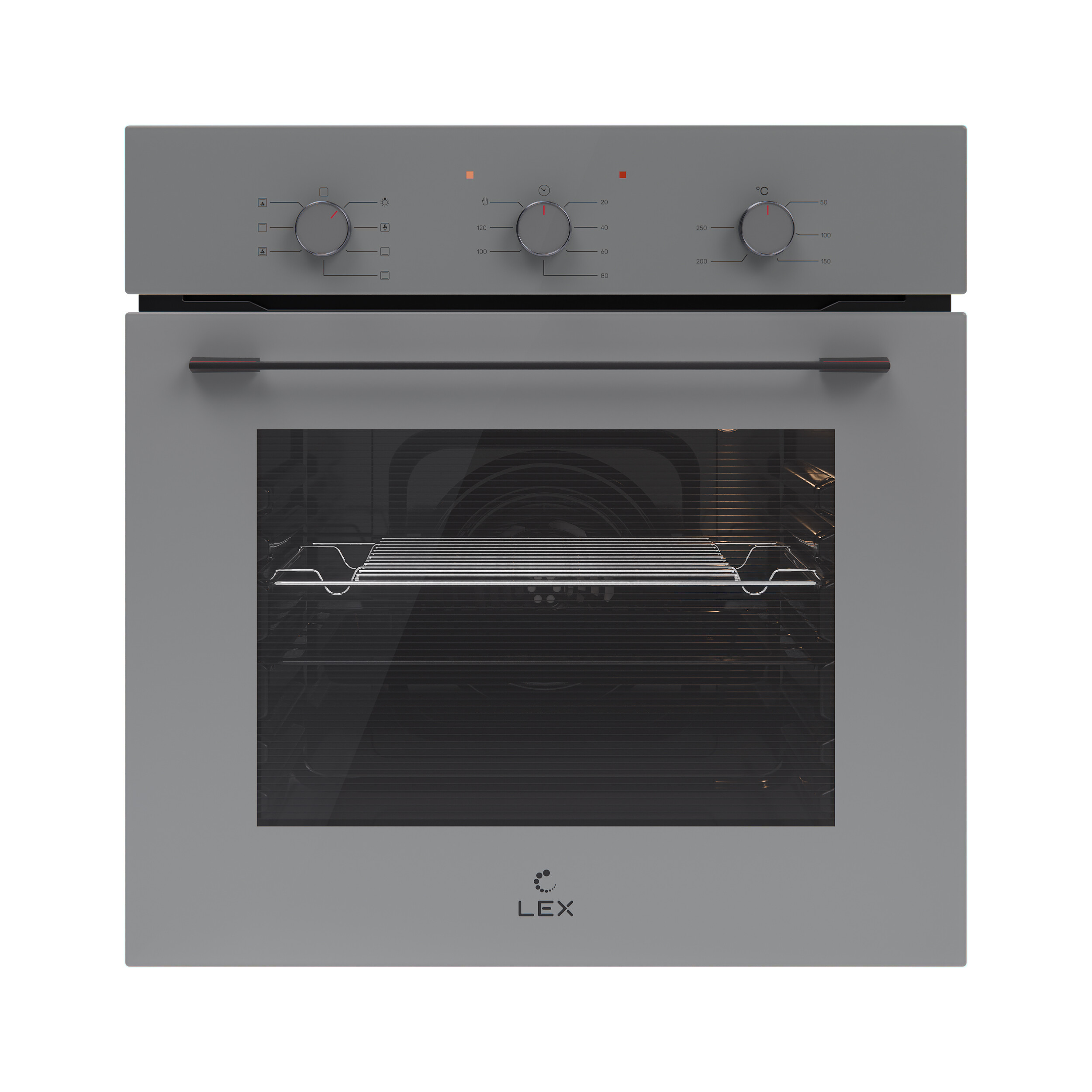 9242189 Электрический духовой шкаф LEX EDM 075 GR серый STDN-0142500