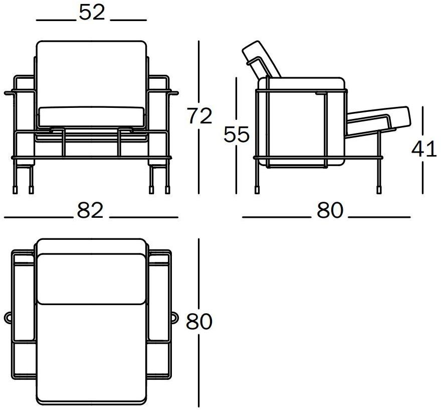 Magis Кресло с мягкой обивкой Traffic sun-id-1482231 - Вид №1