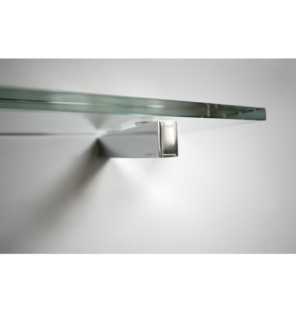 FROST Полкодержатель 4, 20см » 2 шт. отполированный цинк / латунь Полированный Q300520025  - Вид №2