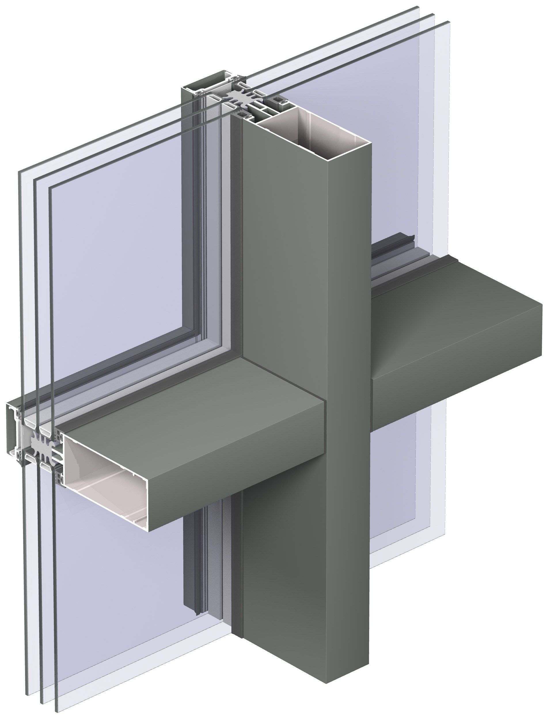 Система навесной стены Reynaers Aluminium ConceptWall ARCH-00053847 - Вид №20