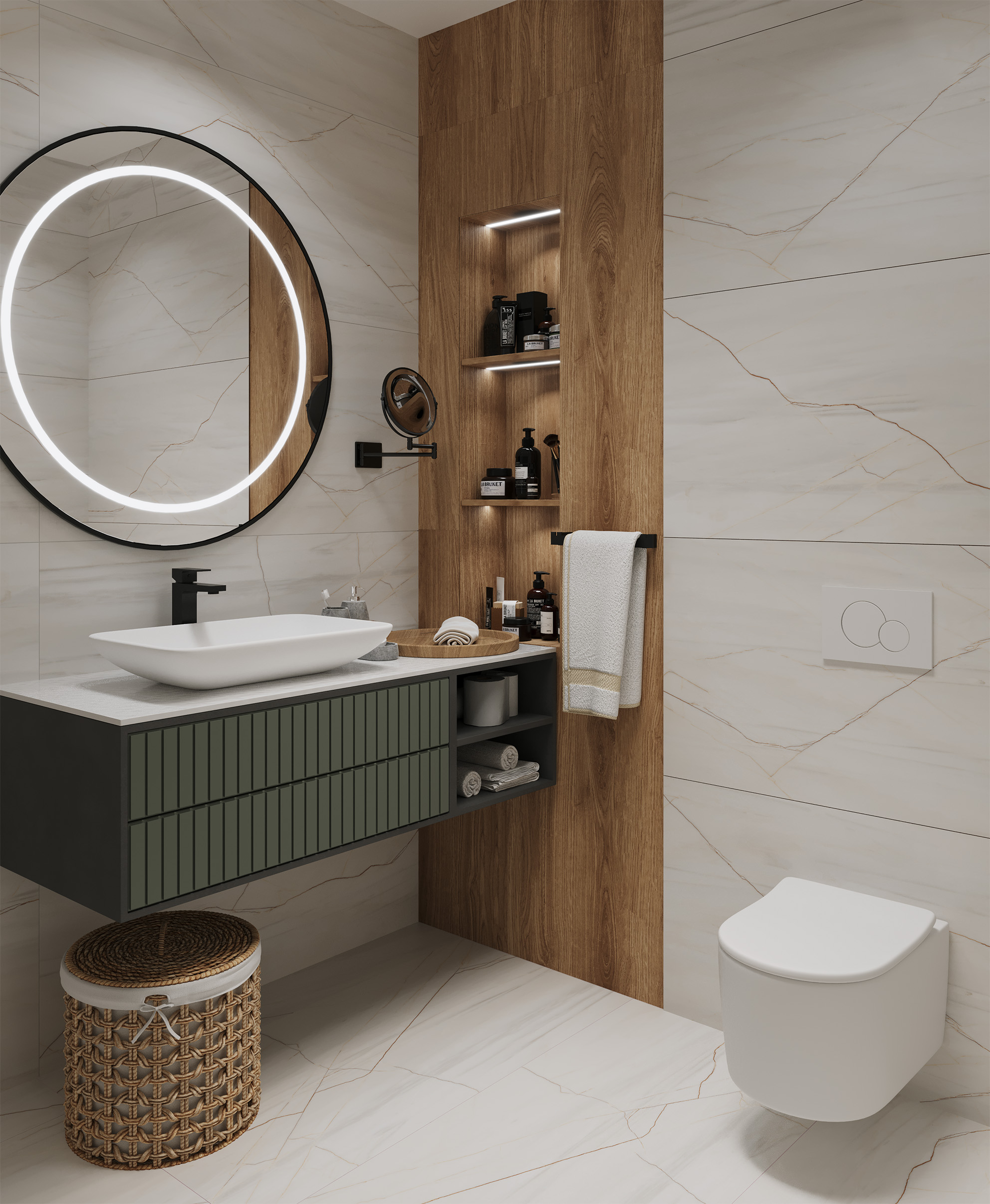 Белоснежный мраморный шедевр Palacio STP-ST505 INCOLOR - Вид №3