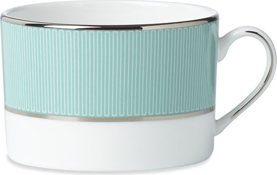 10597296 Lenox Чашка чайная 180мл "Клара" (морская волна)(выставка) Твёрдый фарфор 