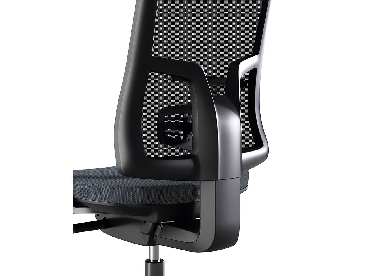 Сетчатый поворотный офисный стул с колесами и мягким сиденьем FREZZA Kiku ARCH-00104238 - Вид №6