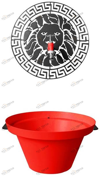 AQUAJET by Colortap Металлический садовый фонтан Aquapoint 415red - 415wht - 415grn