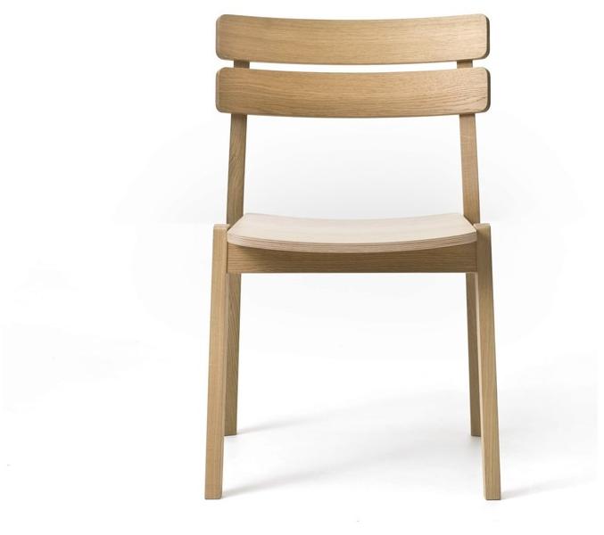 Very Wood Стул штабелируемый из дуба с открытой спинкой Frame sun-id-1497297 - Вид №2
