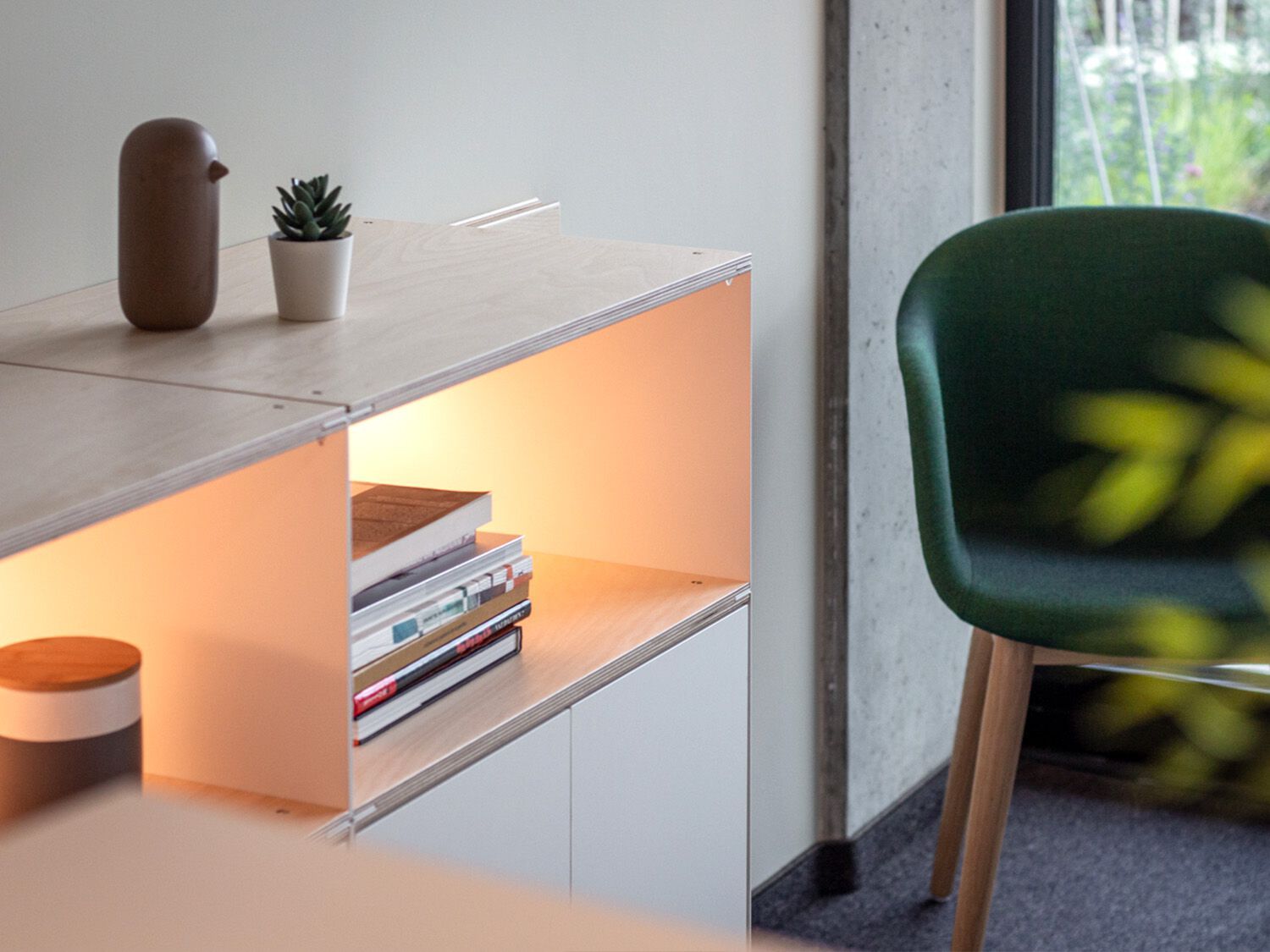 Стальной и деревянный навесной шкаф Variand Furniture A05 ARCH-00145681 - Вид №2