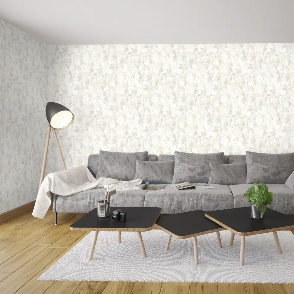 Обои флизелиновые Grandeco Life Aria бежевые 1.06 м GDR107012 85237326 STLM-2060571 GRANDECOLIFE - Вид №3