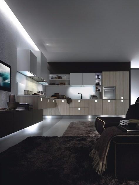 Composit Кухня в современном стиле из дерева с ручками Quadra sun-id-1417535 - Вид №7