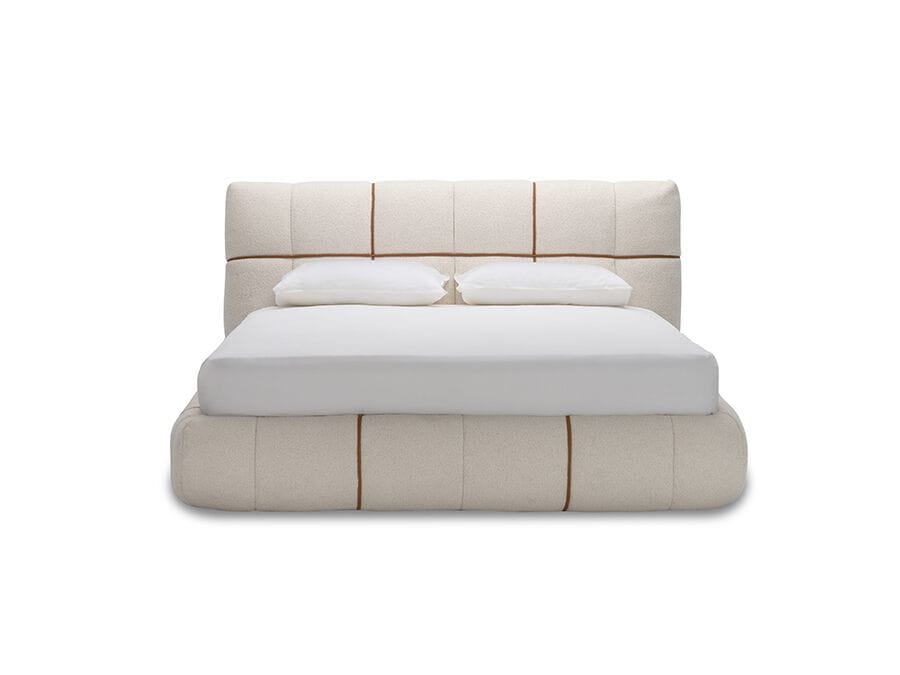 Двуспальная кровать с мягким изголовьем HC28 maison KNOT ARCH-00011325 - Вид №1