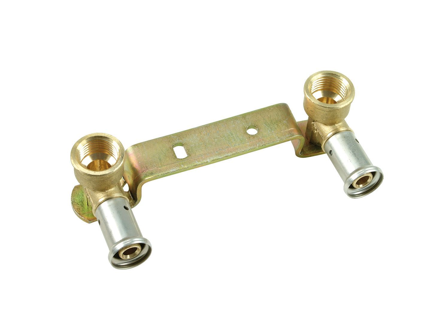 Контурный латунный кронштейн с двумя клеммами Cappellotto фитинги ARCH-00067692 - Вид №1