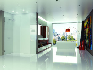 Душевая перегородка GWA600 Merlyn Arysto Ten Хромированный