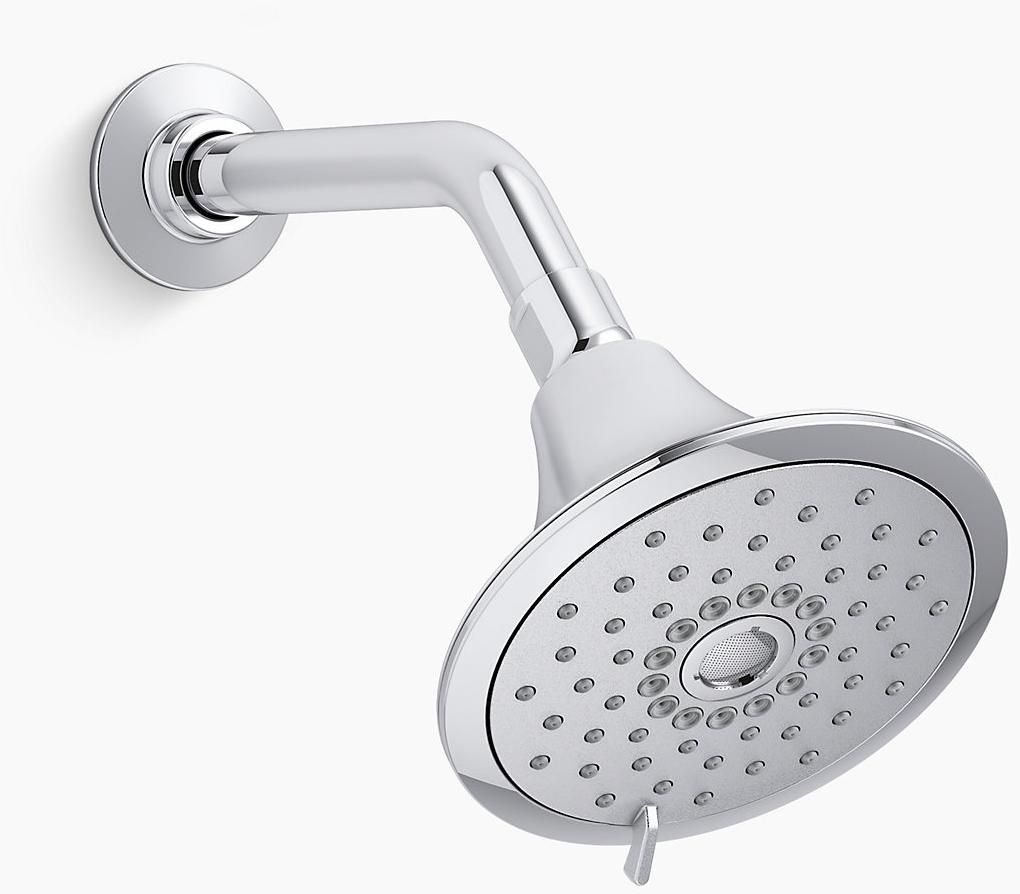 KOHLER Многофункциональная насадка для душа Forté 1,75 галлона в минуту с технологией всасывания воздуха Katalyst K-22169-G-CP 