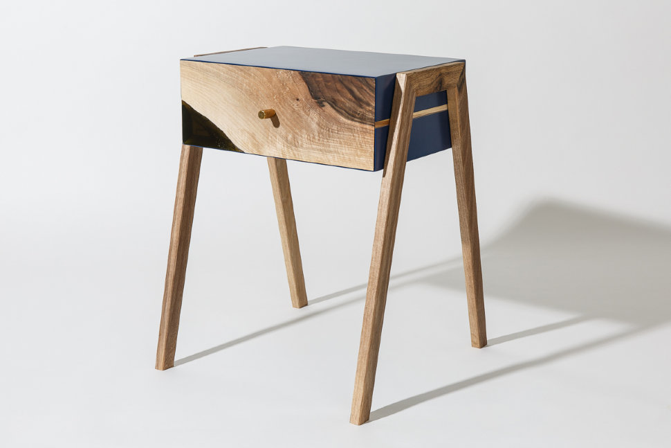 Тумбочка прикроватная с ящиком коричневая Storm G ICON DESIGNE STORM 177933 Коричневый - Вид №7