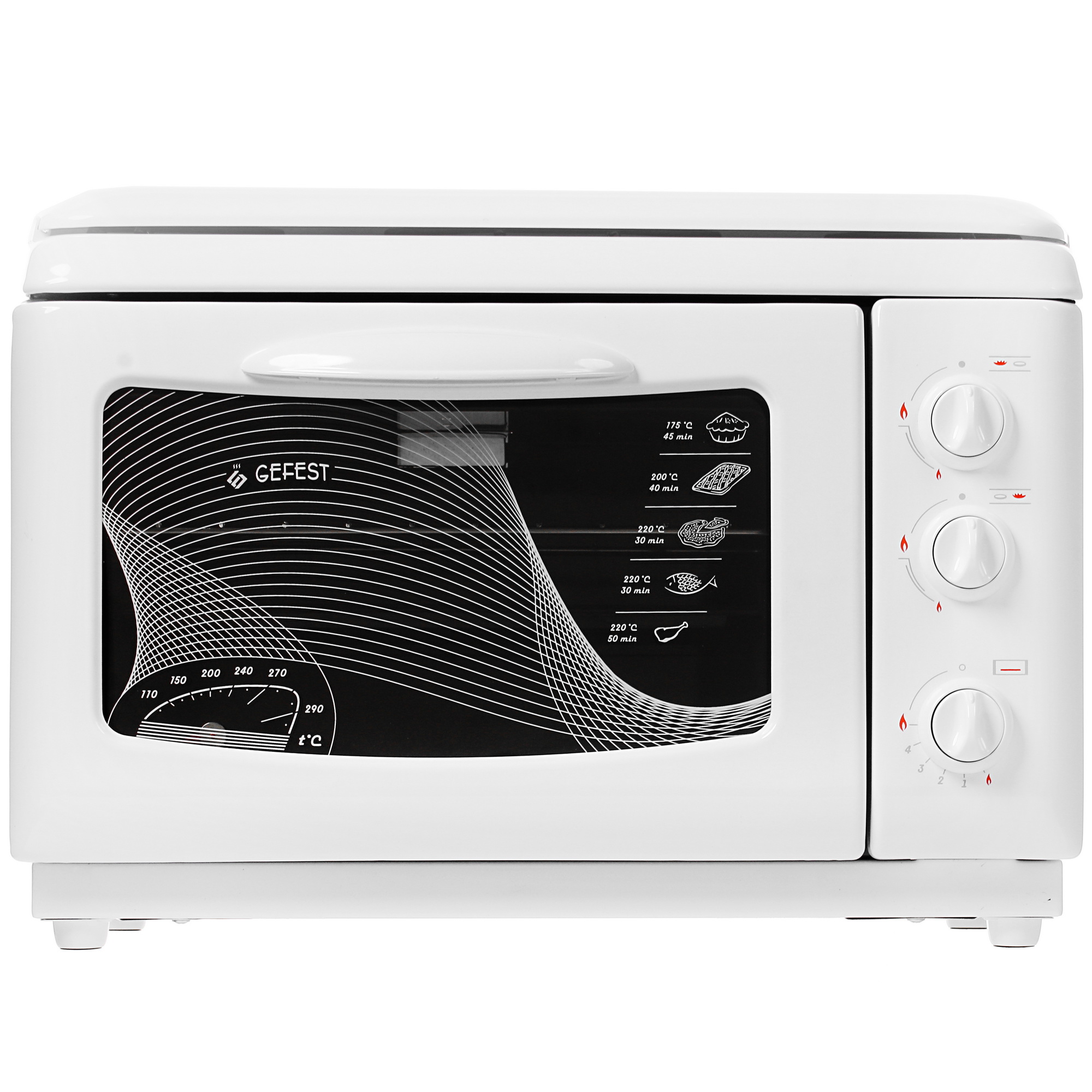 7928750 Мини-печь GEFEST 100 К19 белый STDN-0004791