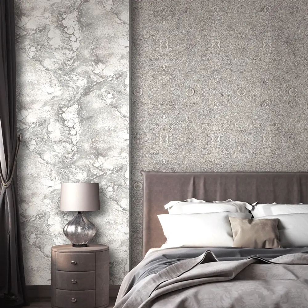 Обои флизелиновые Erismann Neochic серые 1.06 м 60134-04 83211706 STLM-2172245 Santreyd - Вид №3