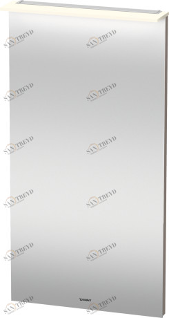 XL749004343 X-Large Зеркало с подсветкой Базальт матовый, декор Duravit