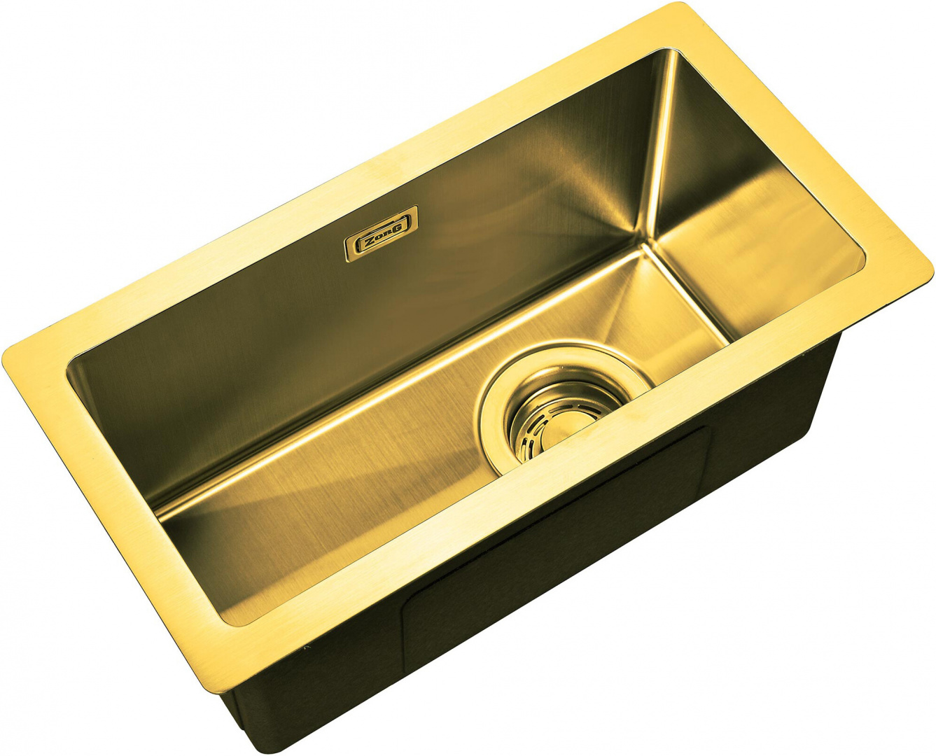 Мойка кухонная ZorG Light ZL R 230440 BRONZE из нержавеющей стали, бронза