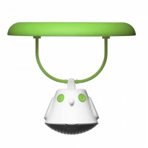 Ситечко для заваривания чая с крышкой birdie swing зеленое QDO ДИЗАЙНЕРСКИЕ 00-3863404 Зеленый