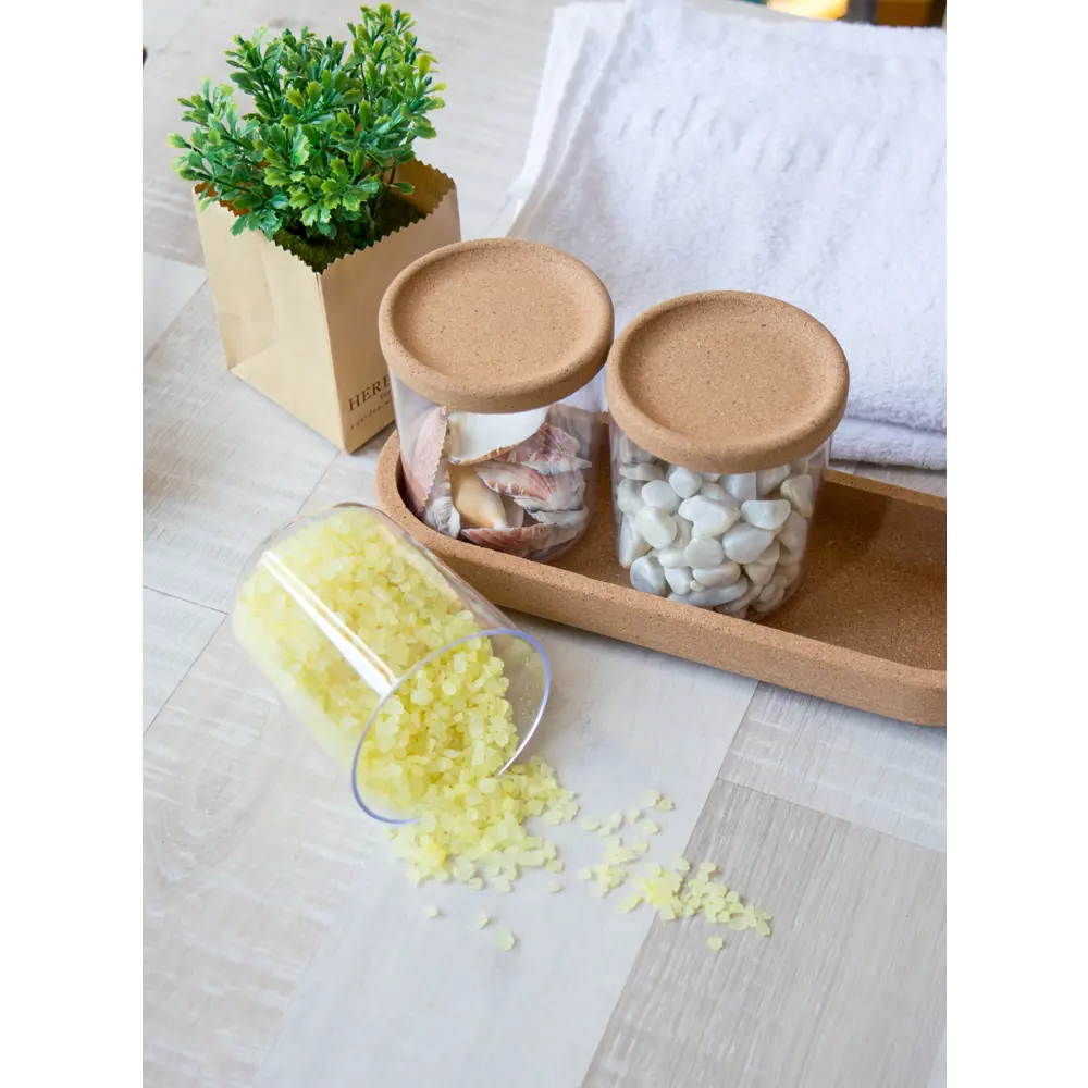 Набор аксессуаров для ванной комнаты Berossi Korely цвет прозрачный STLM-2169304 - Вид №4