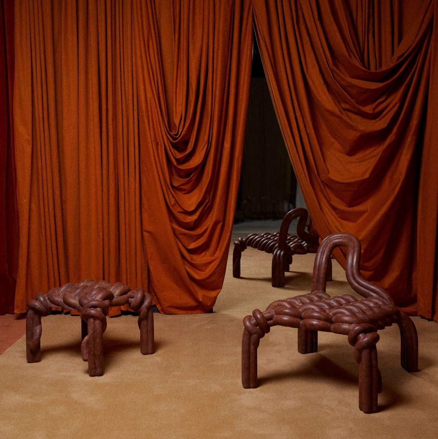 Мраморное кресло Kelly Wearstler Nudo ARCH-00021538 - Вид №2