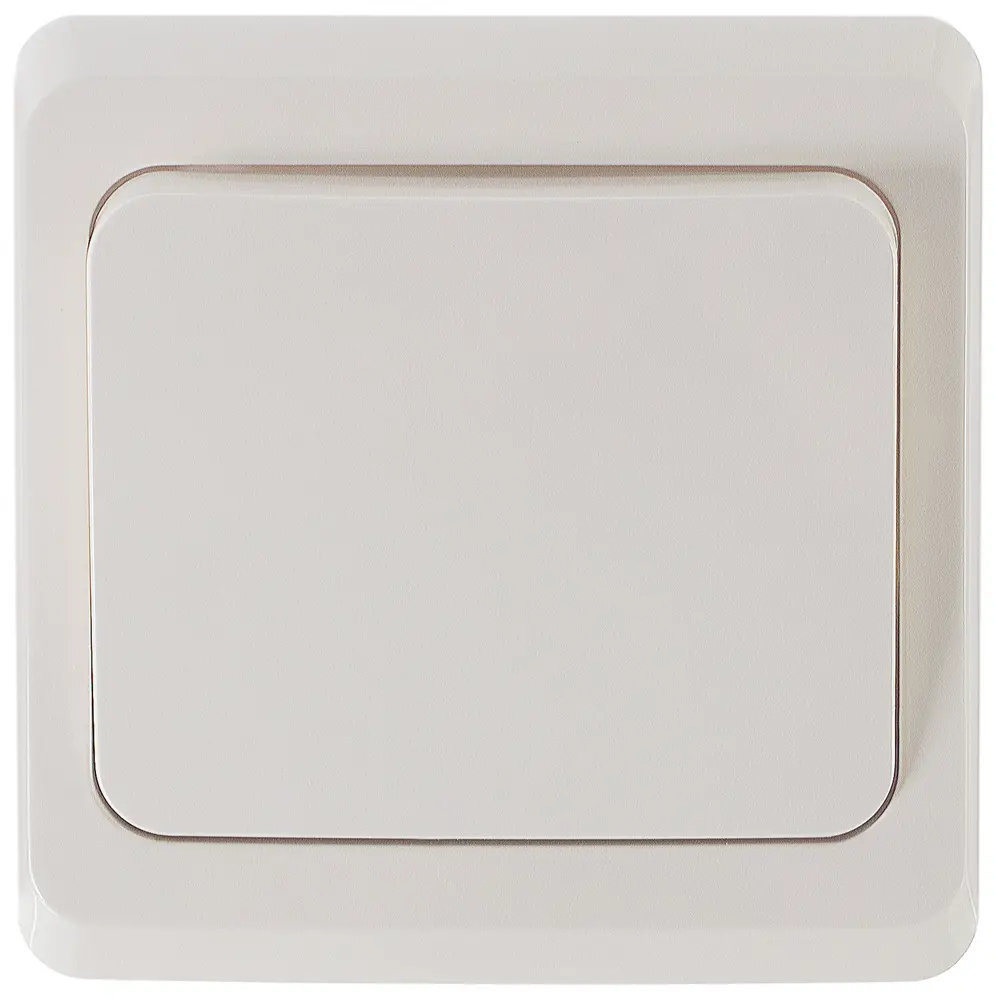 Выключатель SYSTEME ELECTRIC Этюд одноклавишный кремовый для скрытого монтажа 11401037 STLM-0001222