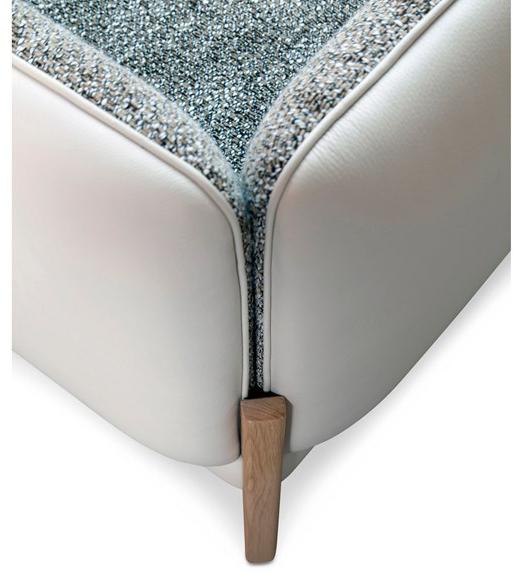 Duvivier Canapés Угловое кресло из кожи и ткани с подлокотниками Jules sun-id-1421748 - Вид №3