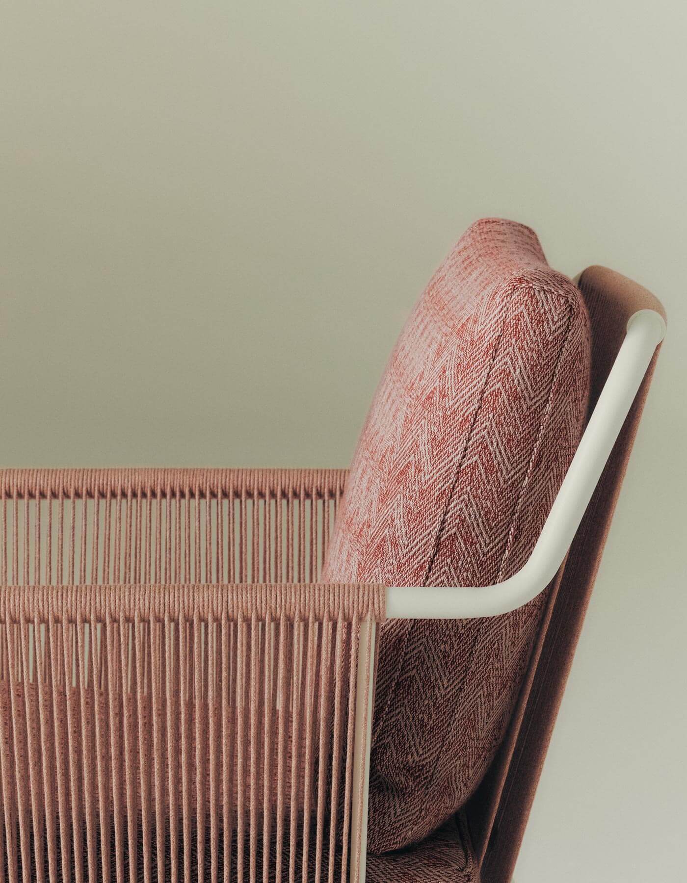 Веревочный садовый стул с подлокотниками RODA Harp ARCH-00119673 - Вид №7