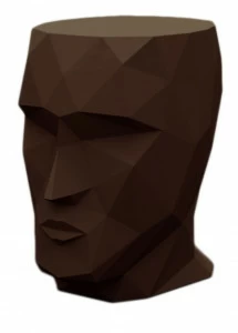 Приставной столик дизайнерский матовый бронзовый Adan от Vondom VONDOM ADAN ОТ VONDOM 288865 Черный