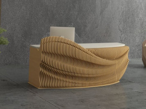 Стойка регистрации из фанеры