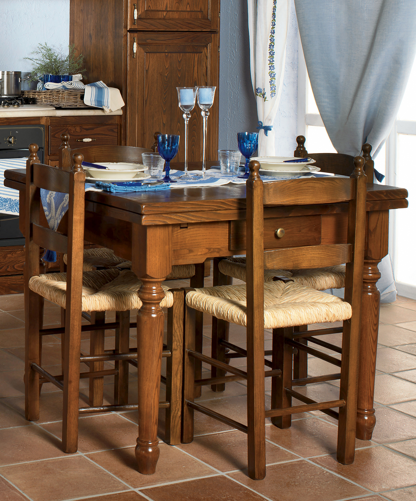 3080 Tifernoit Раздвижной стол с кондитерской доской Soggiorno  - Вид №1