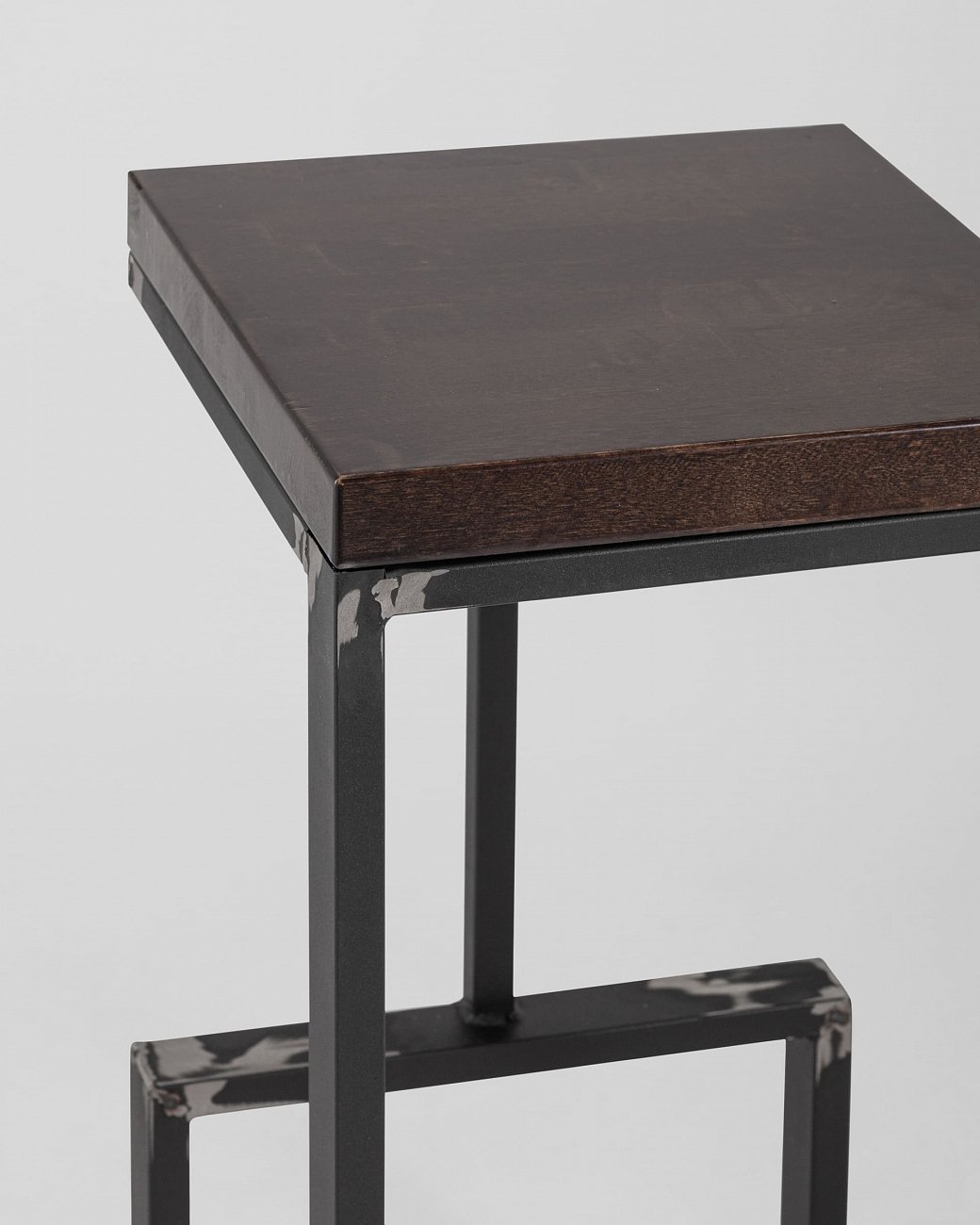 Полубарный стул коричневый с деревянным сиденьем "Альтрон" STOOL GROUP  00-3945993 Коричневый  - Вид №6