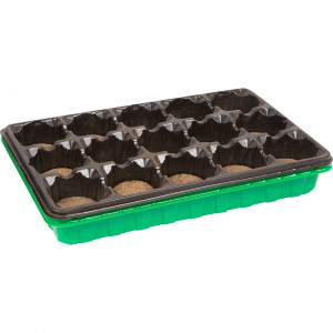 83433671 Набор для рассады с торфяными таблетками 36x23 см, 15 ячеек