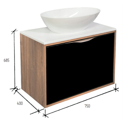 Тумба подвесная "Stasi" Хром ORANGE sun-id-1516938 - Вид №7