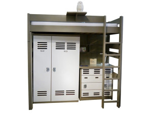 Деревянная кровать-чердак