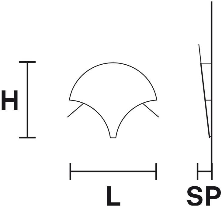 Masiero Бра из крашеного металла Palm sun-id-1349343 - Вид №2