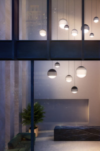 086083 Люстра 13 янтарная Marset Dipping Light