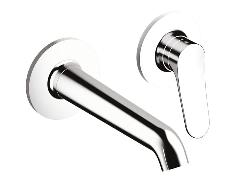 Настенный смеситель для раковины с 2 отверстиями без слива CRISTINA Rubinetterie бочка ARCH-00015573