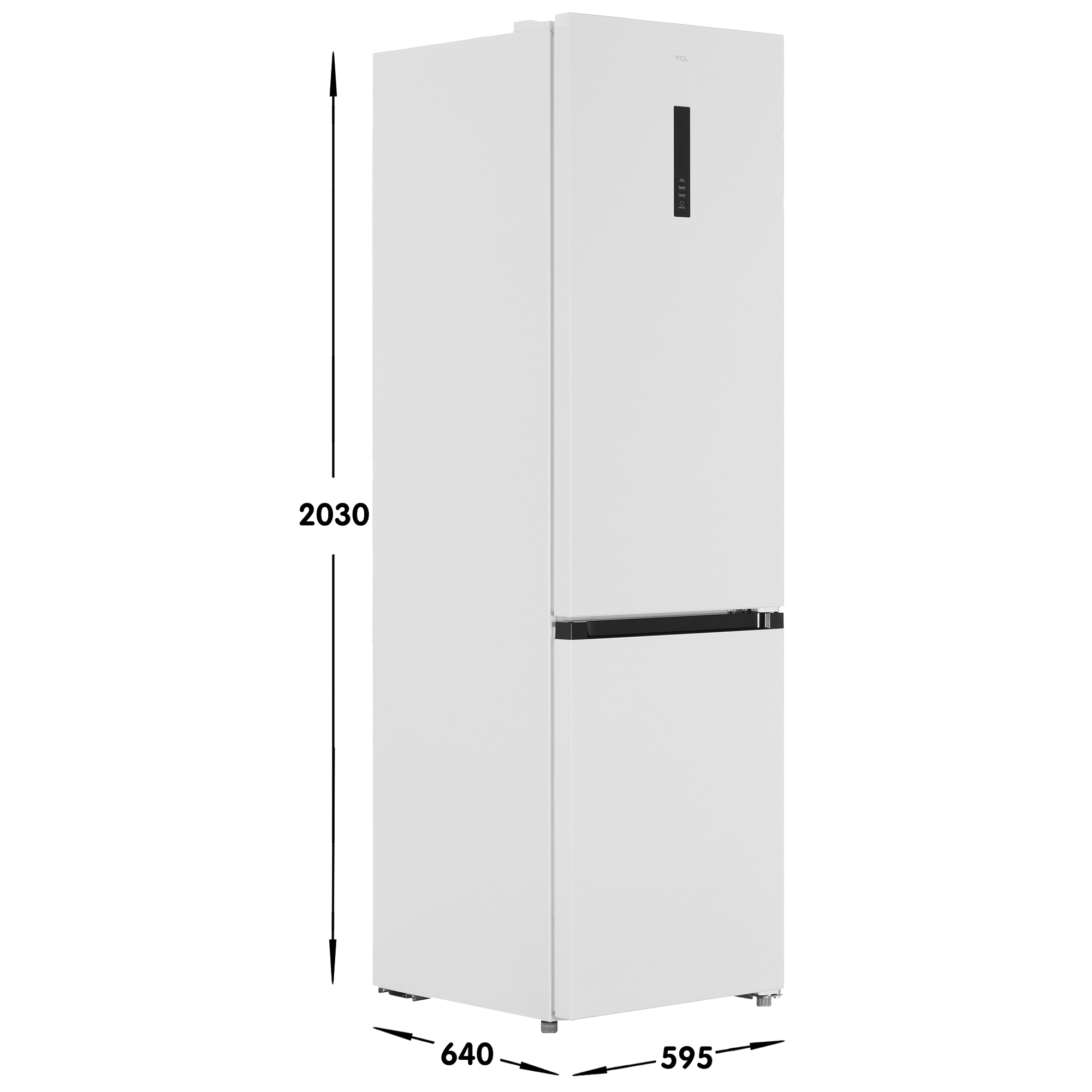 5485317 Холодильник с морозильником   TCL TRRP-387BMWDW1 белый STDN-0049297 - Вид №6