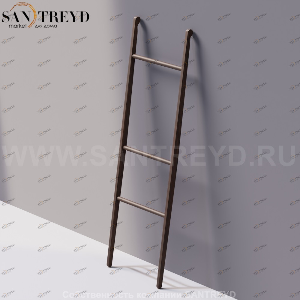 Agape STAIRS Вешалка для полотенец под коричневый дуб ACOM0531NRU