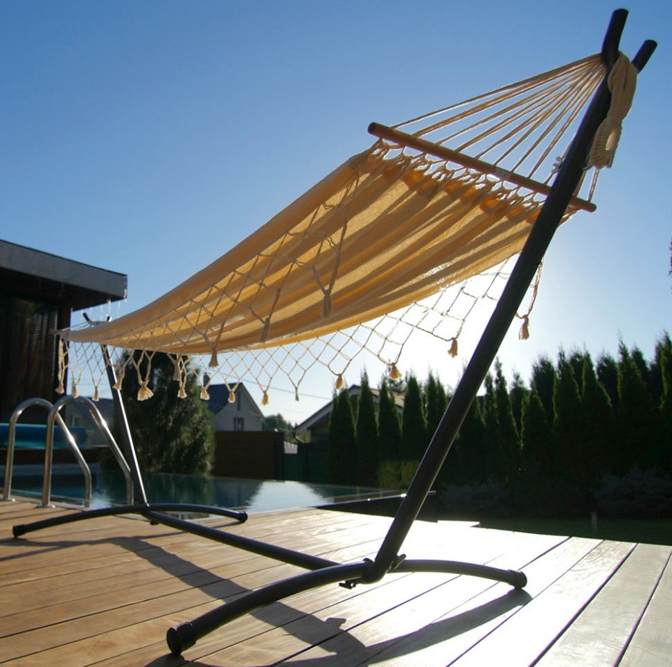 Гамак одноместный без каркаса белый Tango BESTA FIESTA HAMAK 044664 Бежевый  - Вид №4