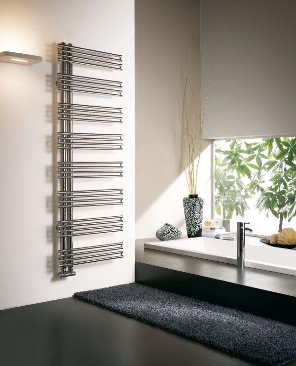 3551780400100 Cordivari Kelly, полотенцесушитель водяной 860/500, цвет полированная сталь