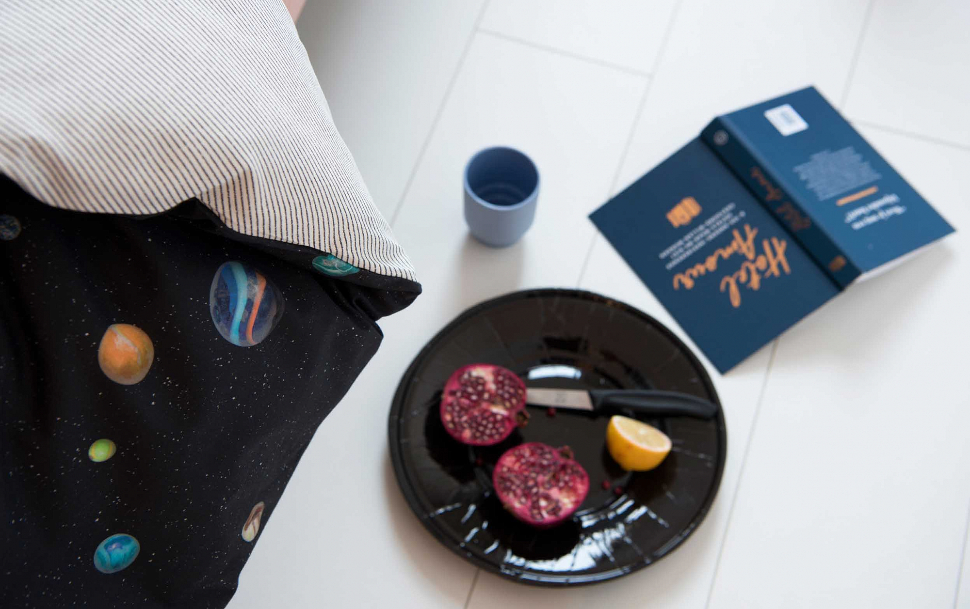 Детское постельное белье односпальное "Космос" 150х200 см SNURK  335457 Черный  - Вид №2