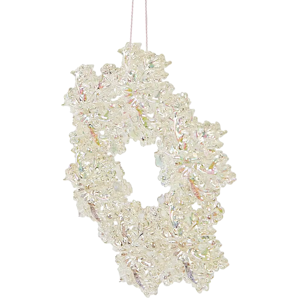 87036500 Елочная игрушка Снежинка 12.5x12.5 цвет разноцветный STLM-1352537 Santreyd 