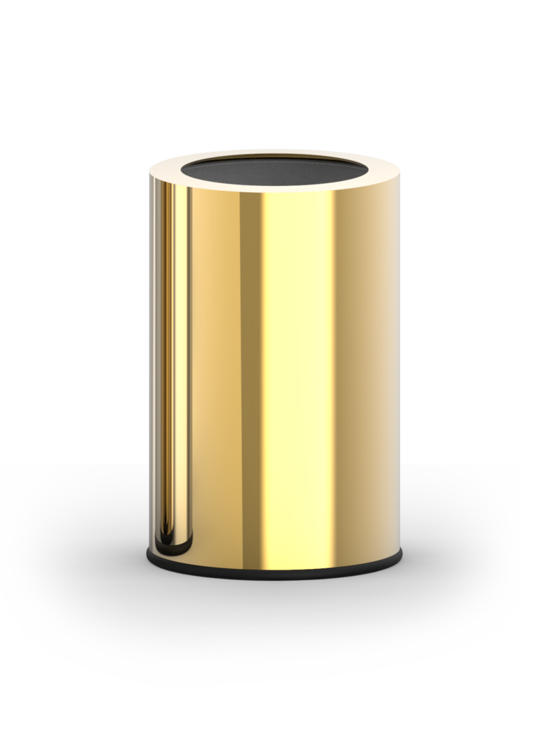 Без крышки;Ведра;Свободностоящие модели ROOMS DECOR WALTHER Хром 615000  - Вид №2