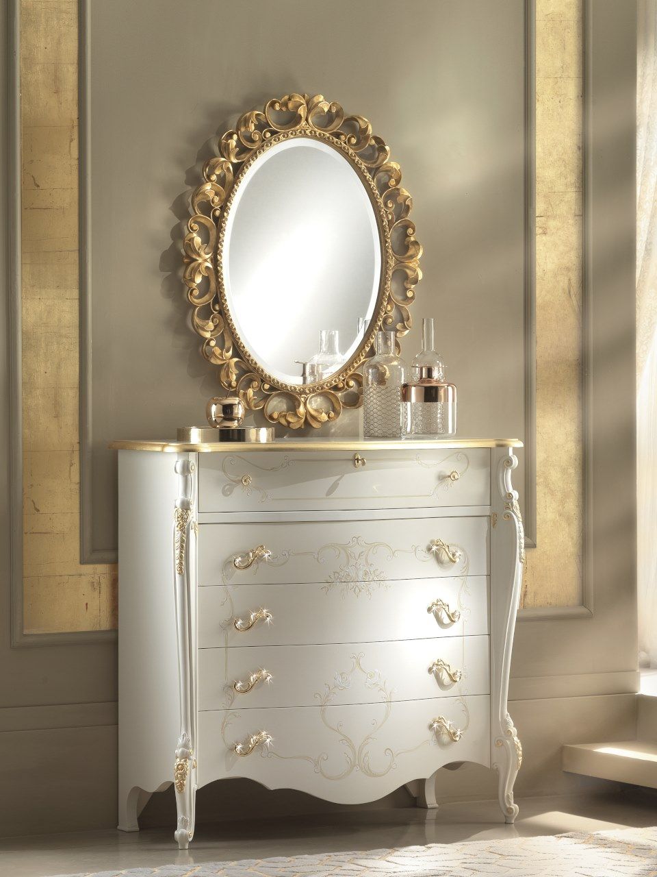 Овальное зеркало с рамой стены CASA +39 Россини ARCH-00034754 - Вид №1