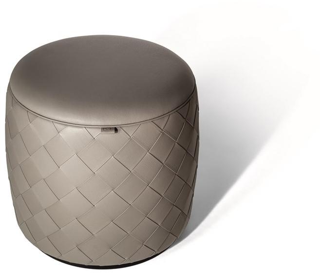 Poltrona Frau Круглый кожаный пуф La collezione - mobili e complementi sun-id-1370740 - Вид №1