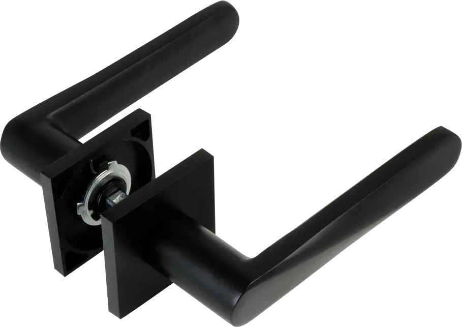 Дверные ручки Edson EDS-122B-Q2 — элегантный чёрный алюминий 85170397