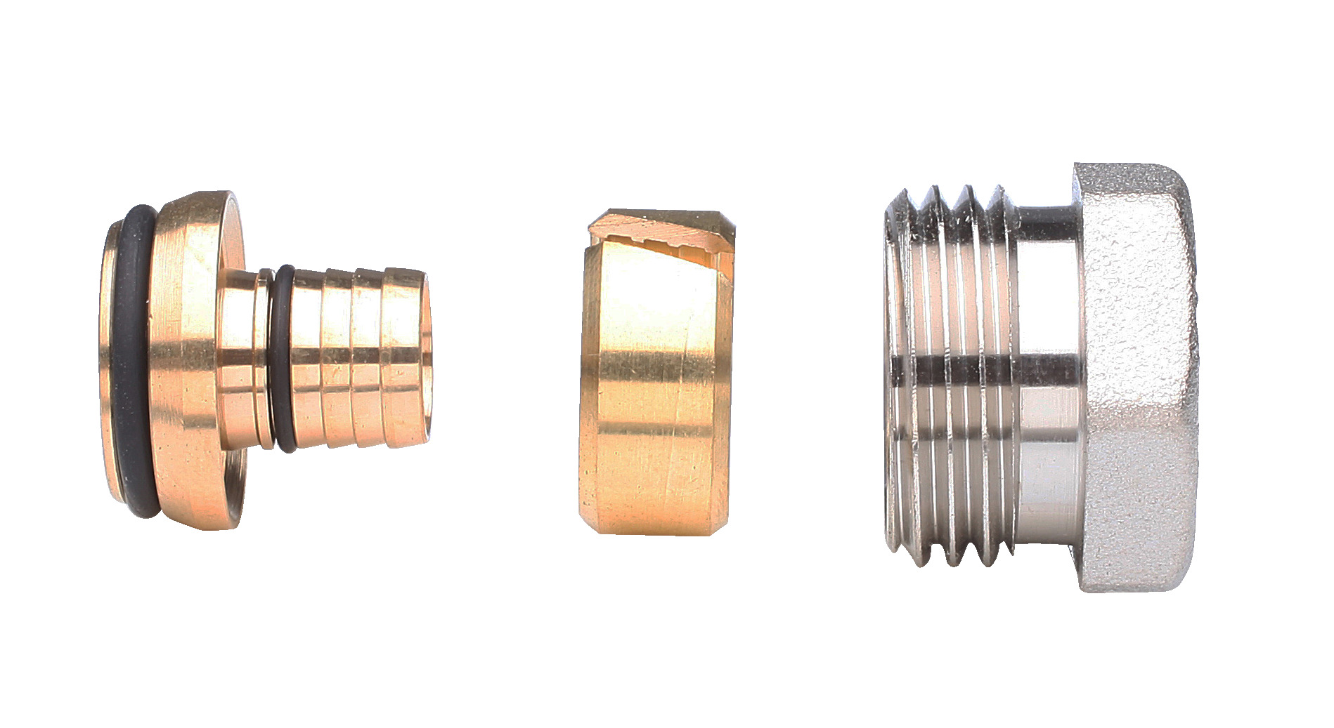 Danfoss Фитинги для полимерных труб (PEX) Уплотн. фитинги PEX 20x2.5 G3/4'' вн 013G4161  - Вид №1