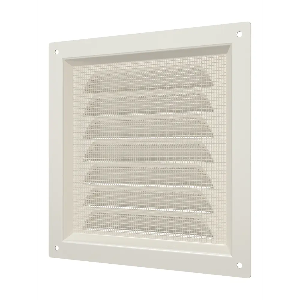 Вентиляционная решетка ERA Ivory с антимоскитной сеткой 300×300 мм 84721113 STLM-0852139 - Вид №1