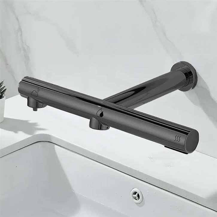 Инфракрасный кран для общественных туалетов с воздушными полотенцами Fontana Showers синий Синий ARCH-00046690 - Вид №12
